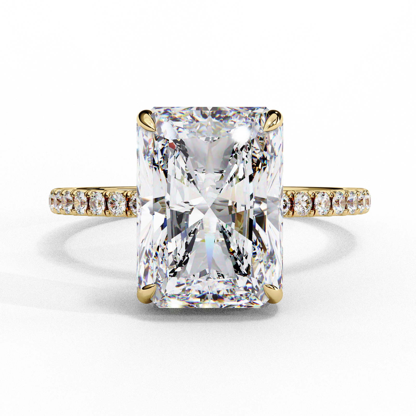 Radiant Cut Diamond Engagement Ring